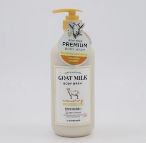 Shower Mate Pure & Natural Goat Milk Nourishing Body Wash with Manuka Honey 27oz