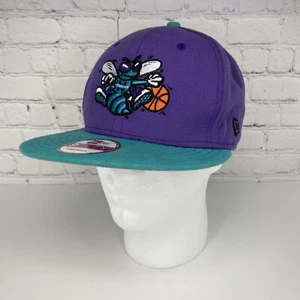 NBA Charlotte Hornets 9Fifty HWC Hardwood Classic  Adj Snapback Hat Cap - Picture 1 of 8
