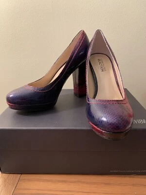 KENNETH COLE REACTION Proto Graph pink purple heels-6 1/2-NIB! - Image 1 of 4