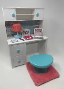 My Life As Desk Play Set w/Chair, Rug, Accessories 18" Doll Furniture - Picture 1 of 10