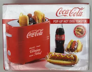 Nostalgia Coca-Cola Pop-Up Hot Dog Wiener Cooker Toaster Hotel Rooms/ Camping - Picture 1 of 5