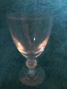 1 Cristal D'Arques Crystal Cordial Sherry Glass Lucia Frost Stem Pat. - Picture 1 of 1