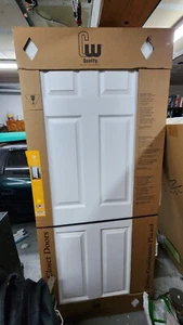 Closet Doors Sliding White 6 Panel - 60x81 - CW - NEW - Colonial Style - Picture 1 of 3