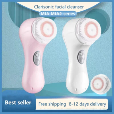 NUEVO 2 velocidades blanco Clarisonic Mia 2 sistema de cepillo de limpieza facial sónico de la piel Foto 1 de 4