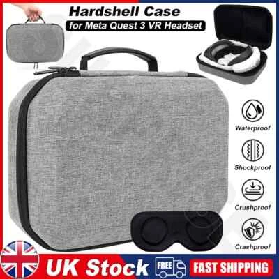 Carrying Case Shockproof with Lens Cover for Meta Quest 3 VR Headset Accessories - Image 1 of 4