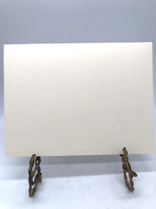 50 Stück CARTIER flache Ecru Notizkarten - NOS/OHNE UMSCHLÄGE: Falzen erforderlich (geritzt) - Bild 1 von 7