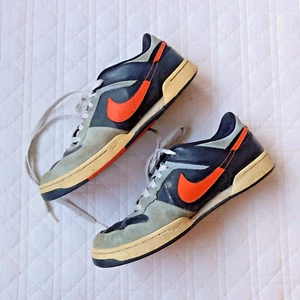 Nike Mens Renzo 2 Orange Gray Black Lace Up Low Top Size 9.5 2011 Manufacture - Picture 1 of 9