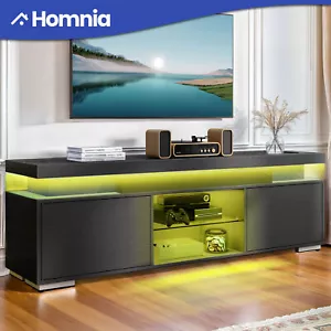 LED TV Stand Console For 32 to 65 In TVs With Power Outlets Entertainment Center - Picture 1 of 10