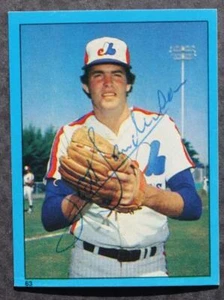 Montreal Expos Scott Sanderson signed autographed 1982 Topps Sticker Died 2019- - Picture 1 of 1