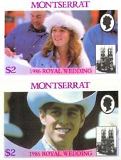 Montserrat #SG693v-SG694v MNH 1986 Royal Wedding Andrew Sarah Fergie York [616v]