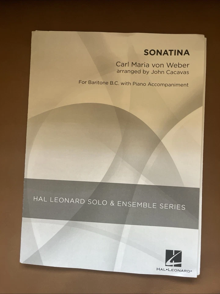 Carl Maria von Weber - Sonatina para Eufonio (Buen estado) Foto 1 de 1