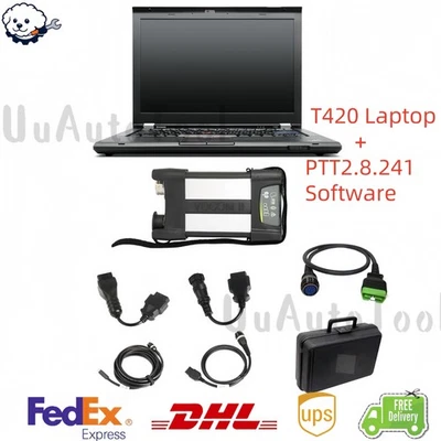 Herramienta de diagnóstico de construcción para excavadora de camión Volvo VOCOM II 24v con computadora portátil Foto 1 de 4