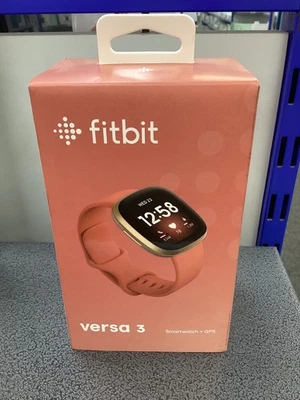 Fitbit Versa 3 Pink Clay Smartwatch - Wie neu 1#1907455 - Bild 1 von 4