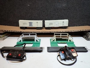 2 Lionel Automático Refrigerado Leche Coche # 3472 con Plataforma y UCS CONTROL 8 - Imagen 1 de 9