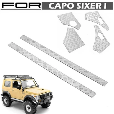 1/6 Metal Front Rear Side Anti-scrape Plates for CAPO Sixer 1 Suzuki Samurai Car - Image 1 of 4