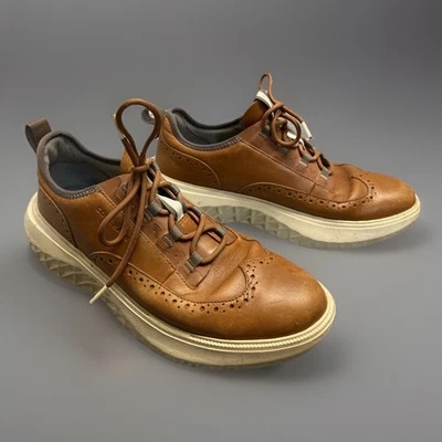 Zapatos de vestir Oxford de cuero marrón Cole Haan para hombre Zerogrand WFA C35675 talla 9 M Foto 1 de 4