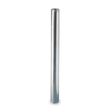 Ameri-Vent 6E24 Gas Vent Pipe, 6 In Id X 2 Ft L, Snap Lock, 26 Ga Galvanized - Image 1 of 1