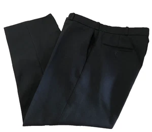 Farah Men's Dress Pants Trousers- Sz W38 S L30-Black -Classic Business Slacks - Picture 1 of 8