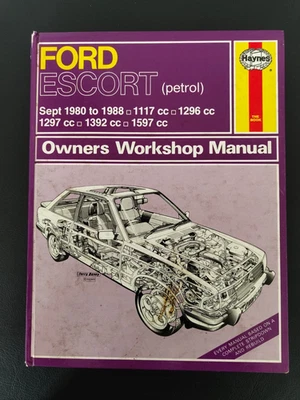 Ford Escort (petrol) Sept 1980 to 1988 Haynes Owners Workshop Manual 686 - Image 1 of 4