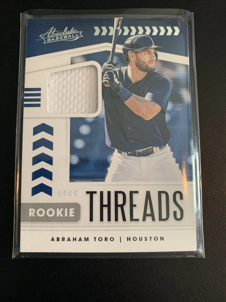 2020 Absolute Abraham Toro Astros Rookie Threads #RT-AT  - Image 1 of 3