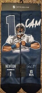 ** NEU ** SELTENE Cam Newton Striideline Full Sub Socken!!  - Bild 1 von 6