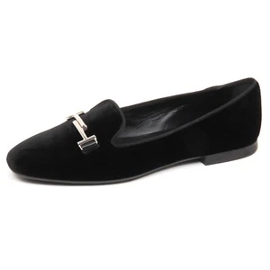 E2822 ballerina donna velvet TOD'S scarpe nero velluto shoe woman - Imagen 1 de 4