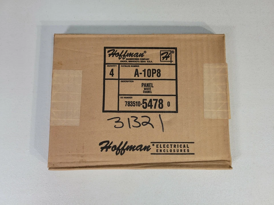 3 Hoffman A10P8 Panel Interior Steel White Finish