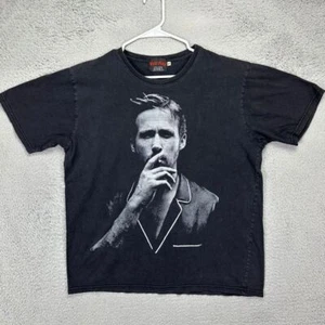Wolf Play Ryan Gosling T-Shirt Adult XL Black Crew Neck Short Sleeve Tee Mens - Picture 1 of 7