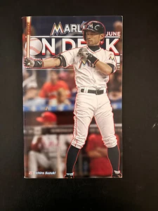 Revista Oficial Ichiro Suzuki Miami Marlins On Deck Junio 2015 Salón de la Fama 2025 - Imagen 1 de 1