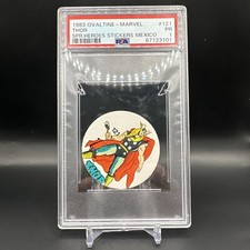 THOR #121 SUPERHEROES OVALTINE MARVEL SUPER HERO 1983 PSA 1 Factory Pin Hole
