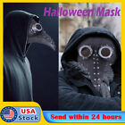 Plague Doctor Mask Long Nose Latex Masks Steampunk Bird Crow Christmas Accessory
