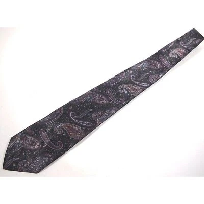 Corbata corta Envoy para hombre ajustada negra azul roja blanca cachemira 100 % seda 56" Foto 1 de 3