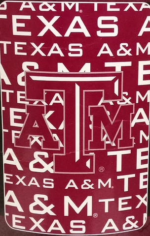 Texas A&M University Aggies Fleece Throw Blanket 40"x60" Brand New Plush NCAA Cover