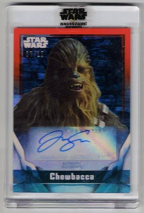 JOONAS SUOTAMO as CHEWBACCA Star Wars Signature Series Autograph Signed RED #/10 - Picture 1 of 2