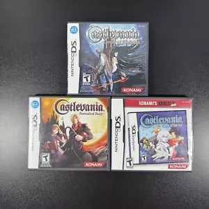 Castlevania Order Of Ecclesia Dawn Of Sorrow Ritratto Rovina Nintendo DS Lotto Set - Foto 1 di 17