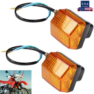 2x Luz intermitente indicadora de señal de giro trasera para Honda XL600R NX250 XL250R XL350R - Imagen 1 de 8