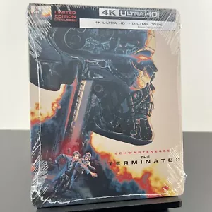 The Terminator (4K UHD•Digital, 1984) Limited Edition Steelbook - Picture 1 of 6