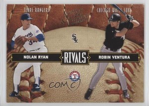 2004 Donruss Leather & Lumber Rivals /2499 Nolan Ryan Robin Ventura #LLR-25 HOF