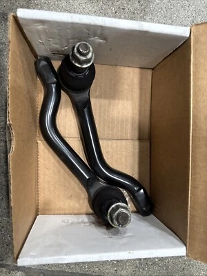 Juego de varilla de amarre exterior izquierda/derecha negro genuino OEM Nissan R35 GT-R GTR Foto 1 de 2