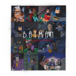 Batman the Animated Series Arctic Fleece Blanket 50" × 60", Blanket, Cozy Throw - Picture 1 of 7