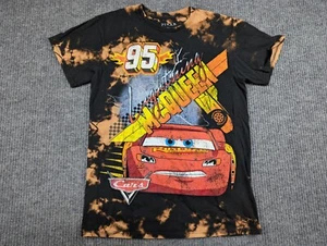 VTG Pixar Shirt Kids Small Lightning Mcqueen AOP Wrap Acid Wash T Shirt Y2K - Picture 1 of 7