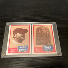 1989 CMC Babe Ruth Limited Edition Red Border Babe Ruth #10 HOF