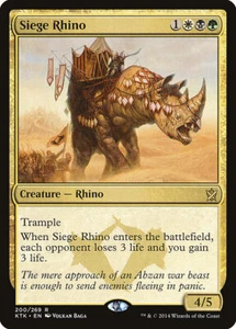Siege Rhino (KTK 200) Near Mint - MTG single - Picture 1 of 1