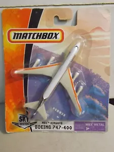 2006 Matchbox Sky Busters White MBX Airways Boeing 747-400 - Picture 1 of 4
