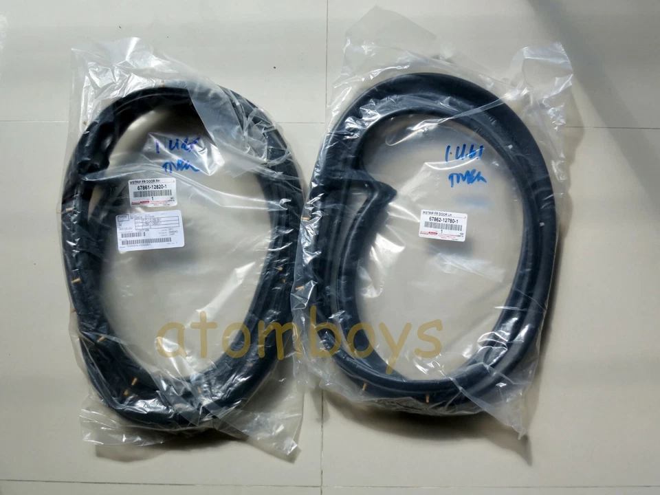 TOYOTA COROLLA AE102 AE101 EE100 EE101 DOOR WAGON SEDAN SEAL RUBBER WEATHERSTRIP - Imagem 1 de 4