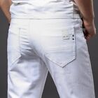 Men Jeans Fashion Casual Classic Slim Fit Trousers Advanced Stretch Pants