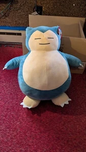NWT 24" POKEMON SNORLAX SLEEPING PLUSH GAMESTOP EXCLUSIVE WCT - Picture 1 of 4