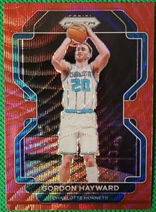 2021-22 Panini Prizm Basketball NBA Red Wave Prizm Gordon Hayward #106 Hornets - Picture 1 of 2