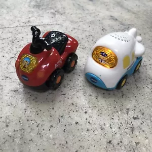 Vtech Go! Go! Smart Wheels Interactive Airplane Alex & ATV Adam Works Fast Ship! - Picture 1 of 17