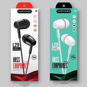 In-Ear Sports Headphones with Mic – Wired 3.5mm Heavy Bass Earphones for Mobile - Photo 1 sur 5